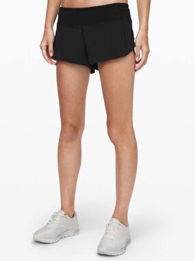 Lululemon Athletica Speed Up Short in Black (2.5”)